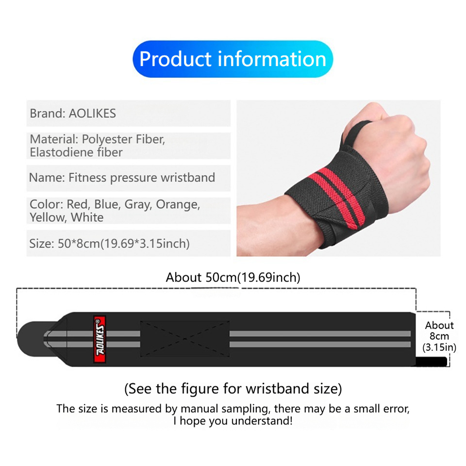 AOLIKES Fitness Wrist Wraps We - đánh giá và giá Wrist Wraps Weightlifting Support