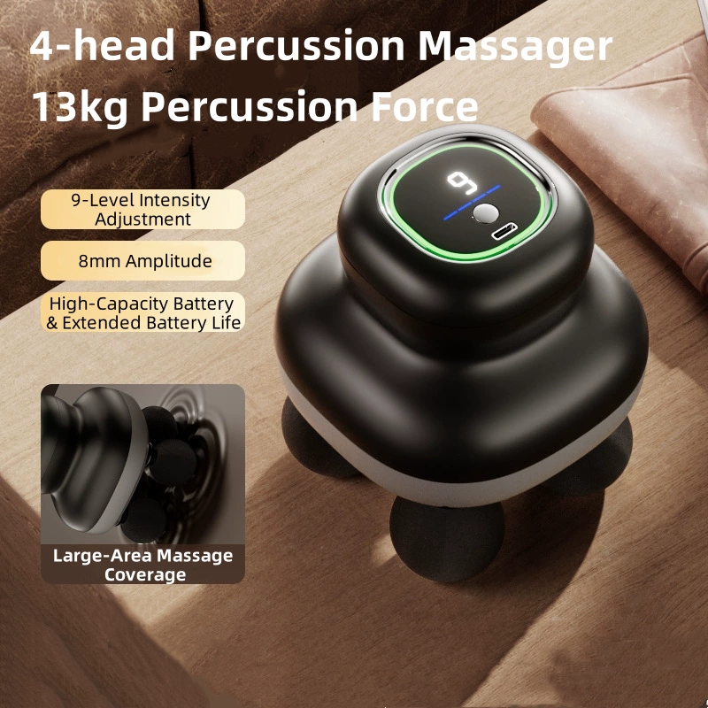 4-Heads Handheld Fascia Gun Pr - đánh giá và giá Electric Massage Gun Deep Tissue